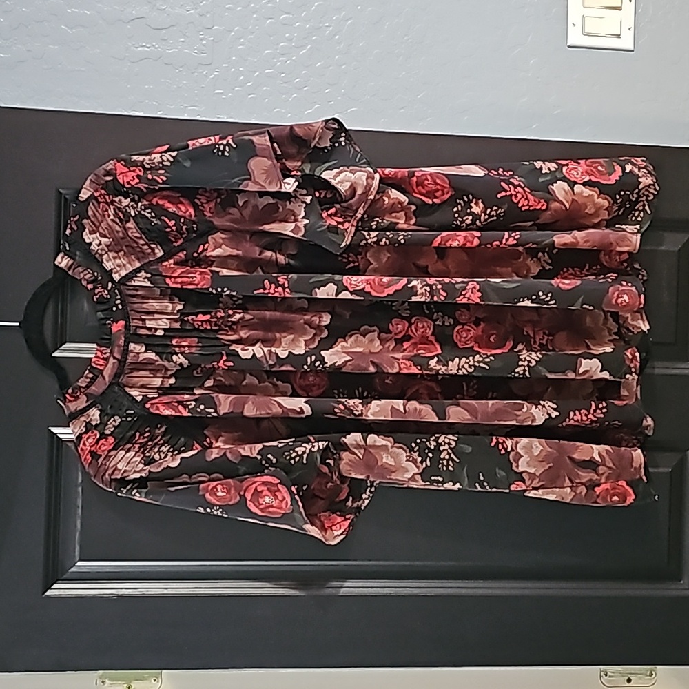 Floral Sheer Top